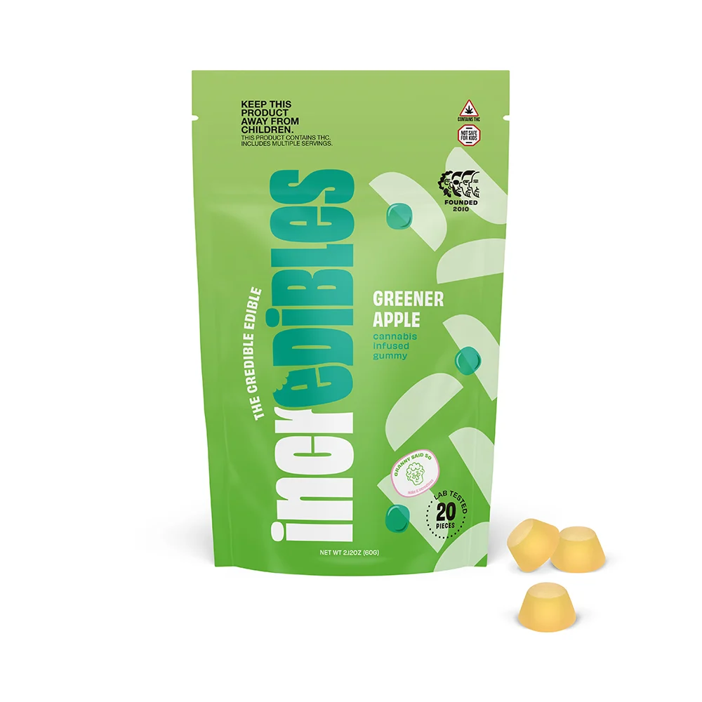 Greener Apple | Fast Acting Gummies | 100mg