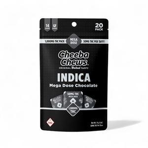 Cheeba Chews-100mg THC-Wax Wrapped Taffy-Indica-Chocolate