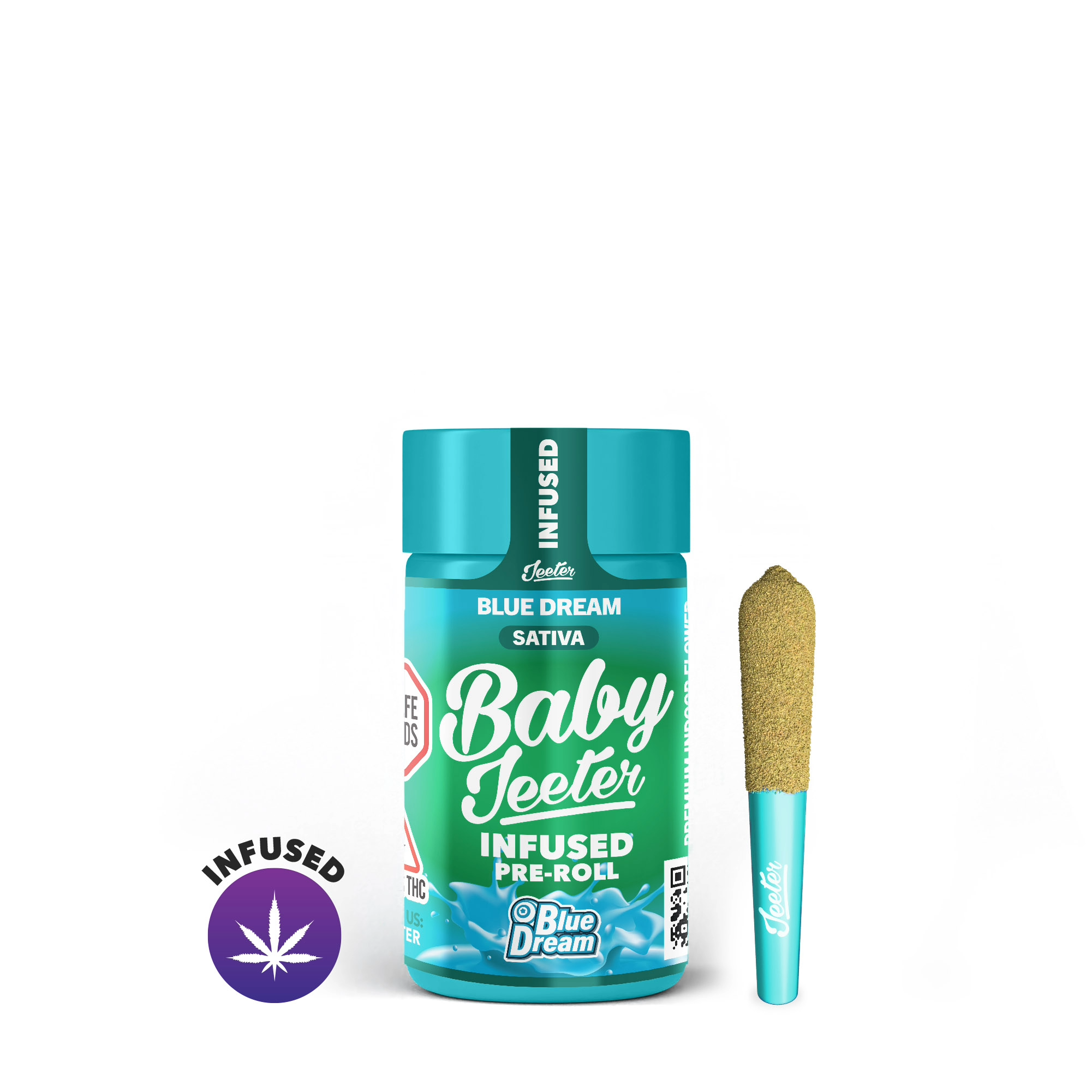 Blue Dream Baby Jeeter Infused Pre-Roll 5-pack | 2.5g