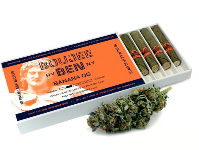 Banana OG | Indica-Dominant | 10 Pack Palm Leaf Blunts | 5g