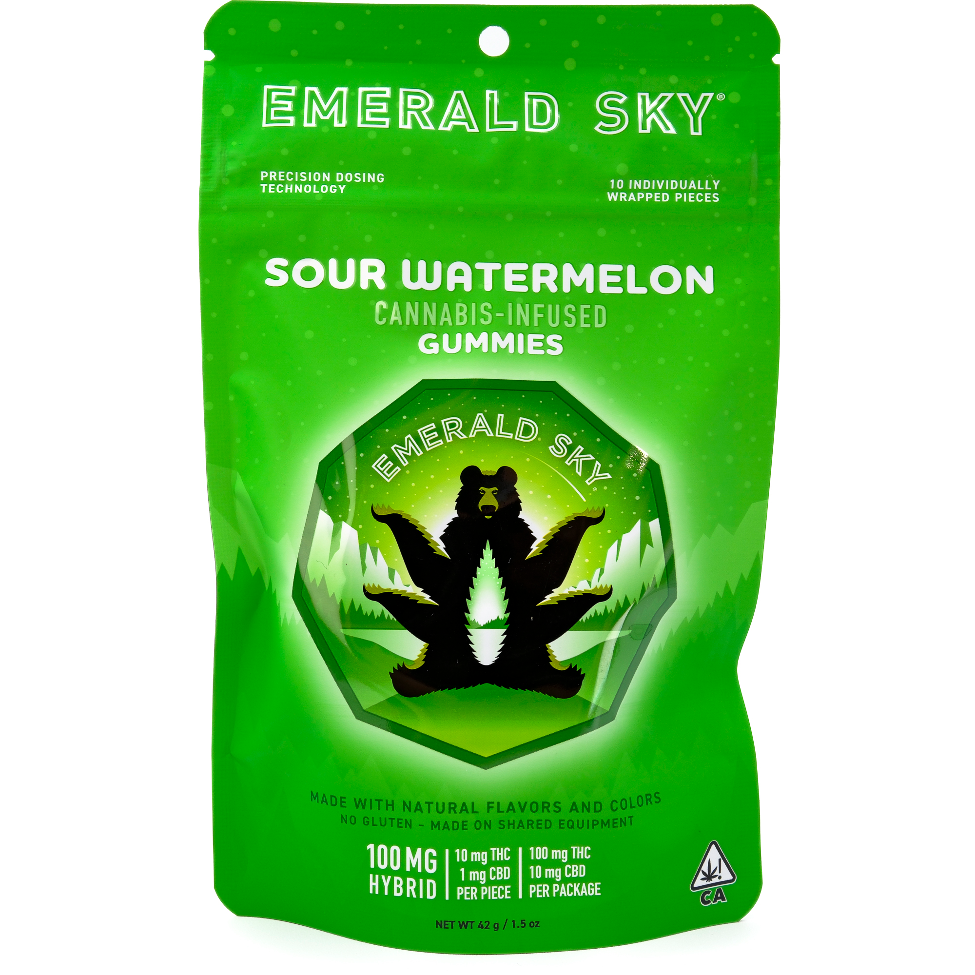 Emerald Sky - Sour Watermelon (h) - Gummies - 100mg
