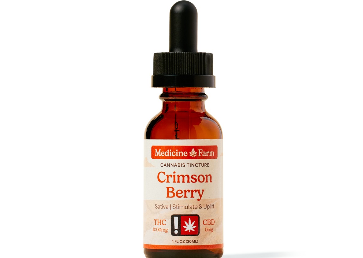 Crimson Berry Sativa Tincture 30mL | Stimulate & Uplift
