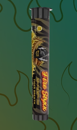 Fire Styxx | Tiger Breath | Infused Pre Roll | 1g | Indica