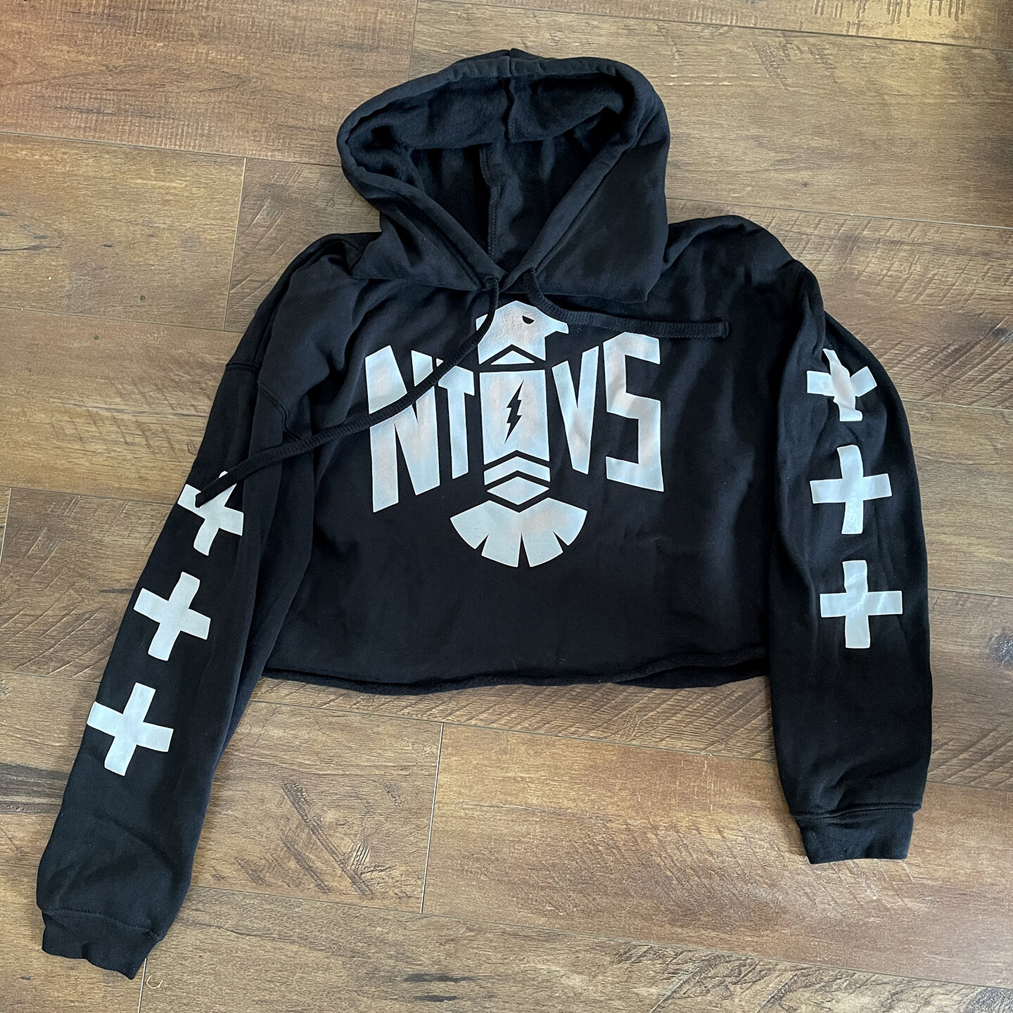 The NTVs The Originals - Women's Cropped Fleece Hoodie - 2X-Large