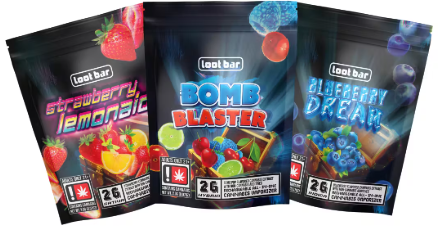 LOOT BAR - DISPOSABLE - VAPE - DISTILLATE - 2G - INDICA - LIME SORBET