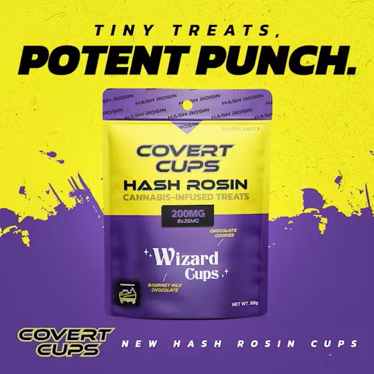 Covert Cups Wizard Cups Hash Rosin Edible 200mg