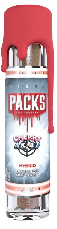 (25295) Cherry AK-47 1.25G (Glass Cone) INF PreRoll
