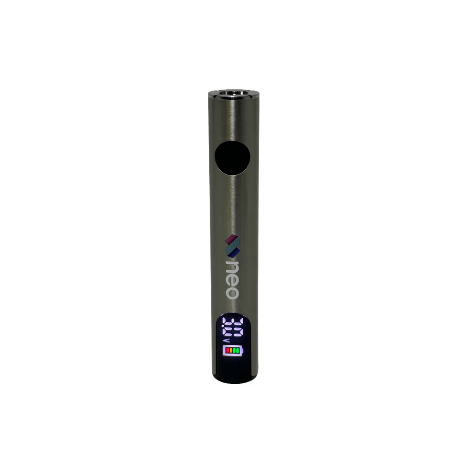 Stick Vape Battery Brushed Silver