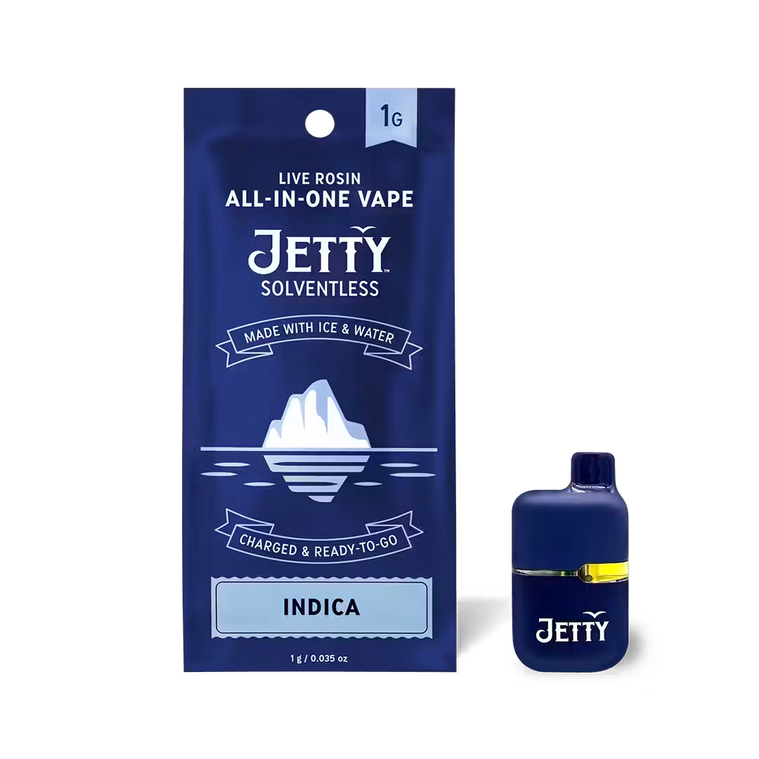 JETTY - KIKI'S KIWI'S - ROSIN MINI TANK - 1G AIO - INDICA
