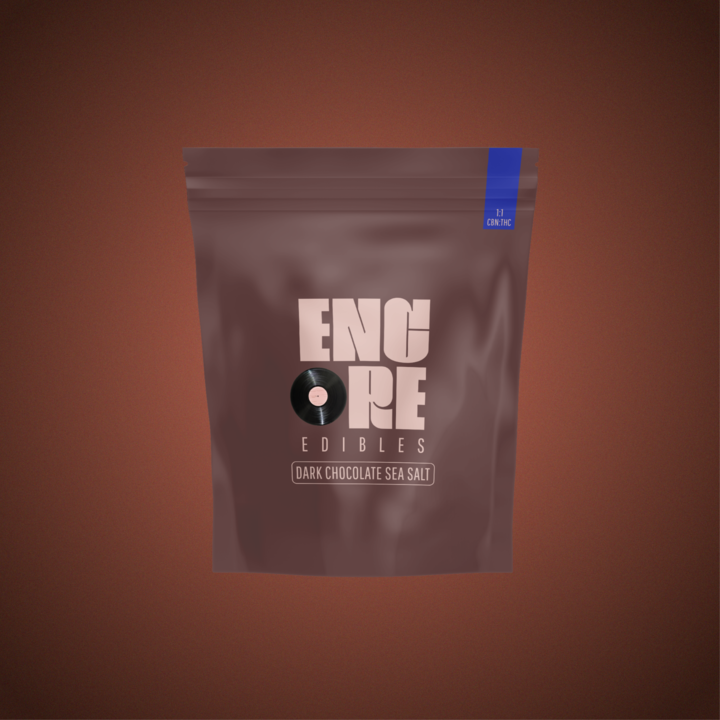 Dark Chocolate Sea Salt 1:1 CBN:THC Chocolates [10pk] 100mg