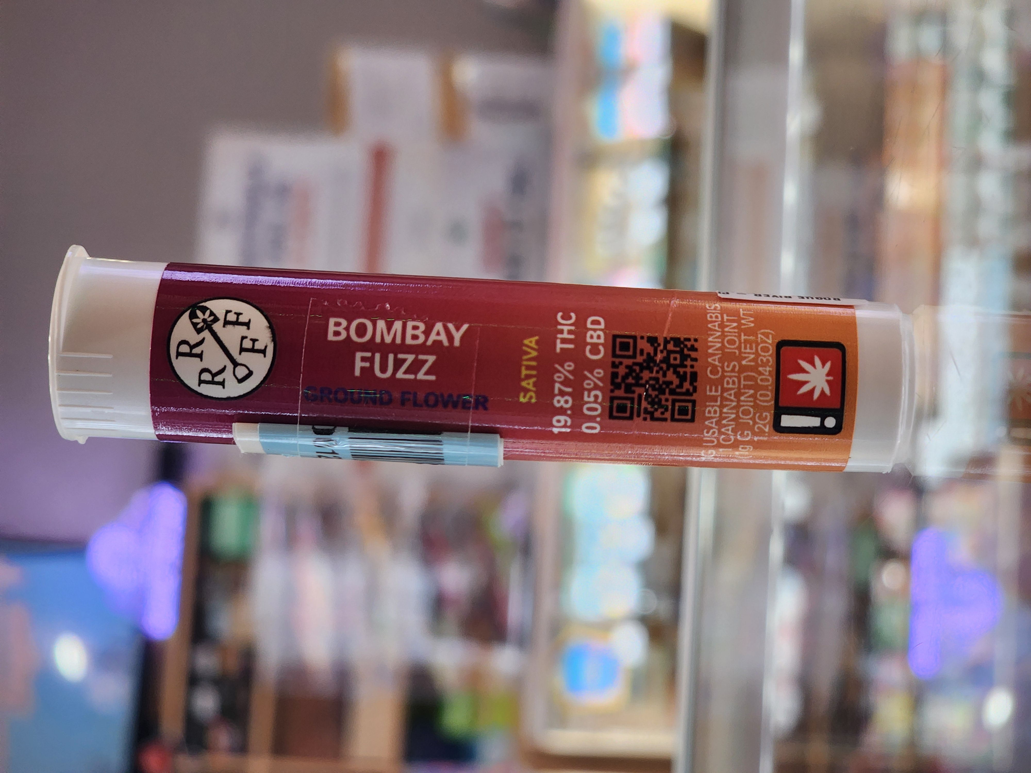 ROGUE RIVER - PREROLL - 1G - SATIVA - BOMBAY FUZZ