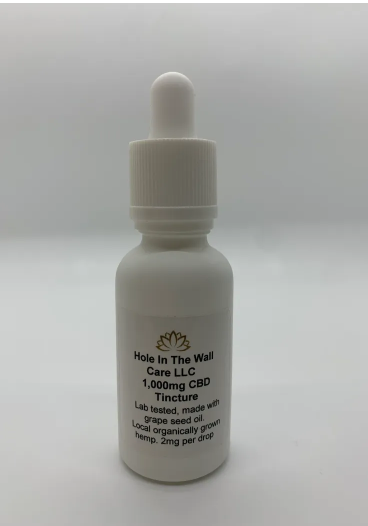 Hole in the Wall Care  LLC - CBD  Tincture 1000mg