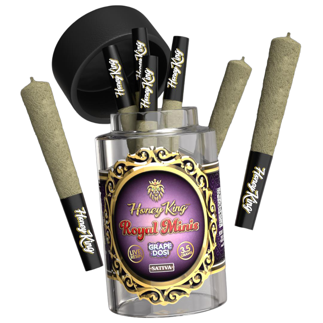 Honey King - Grape Dosi "Royal Minis" Infused Pre-Roll 7pk - 3.5g