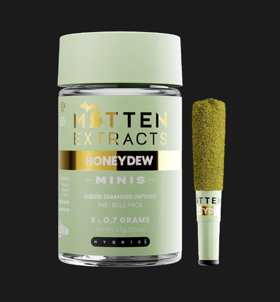 Mitten Extracts - Honeydew (H) - 5 x Infused Prerolls