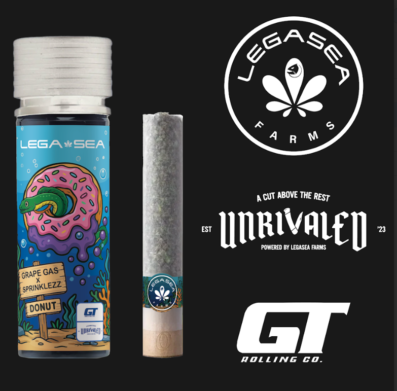 Legasea Grape Gas Sprinkled Donut