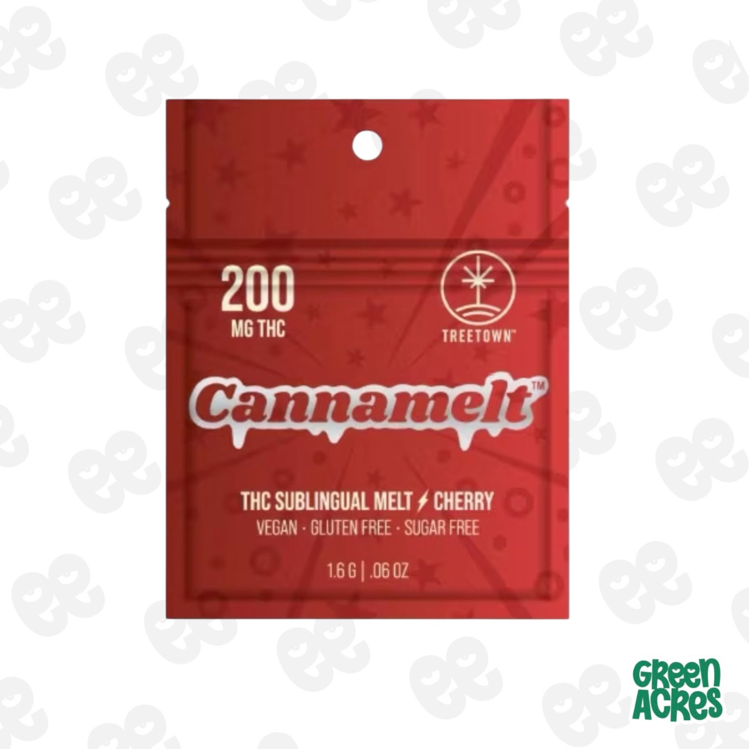Tree Town: Cherry 200MG Canna Melt Gummy