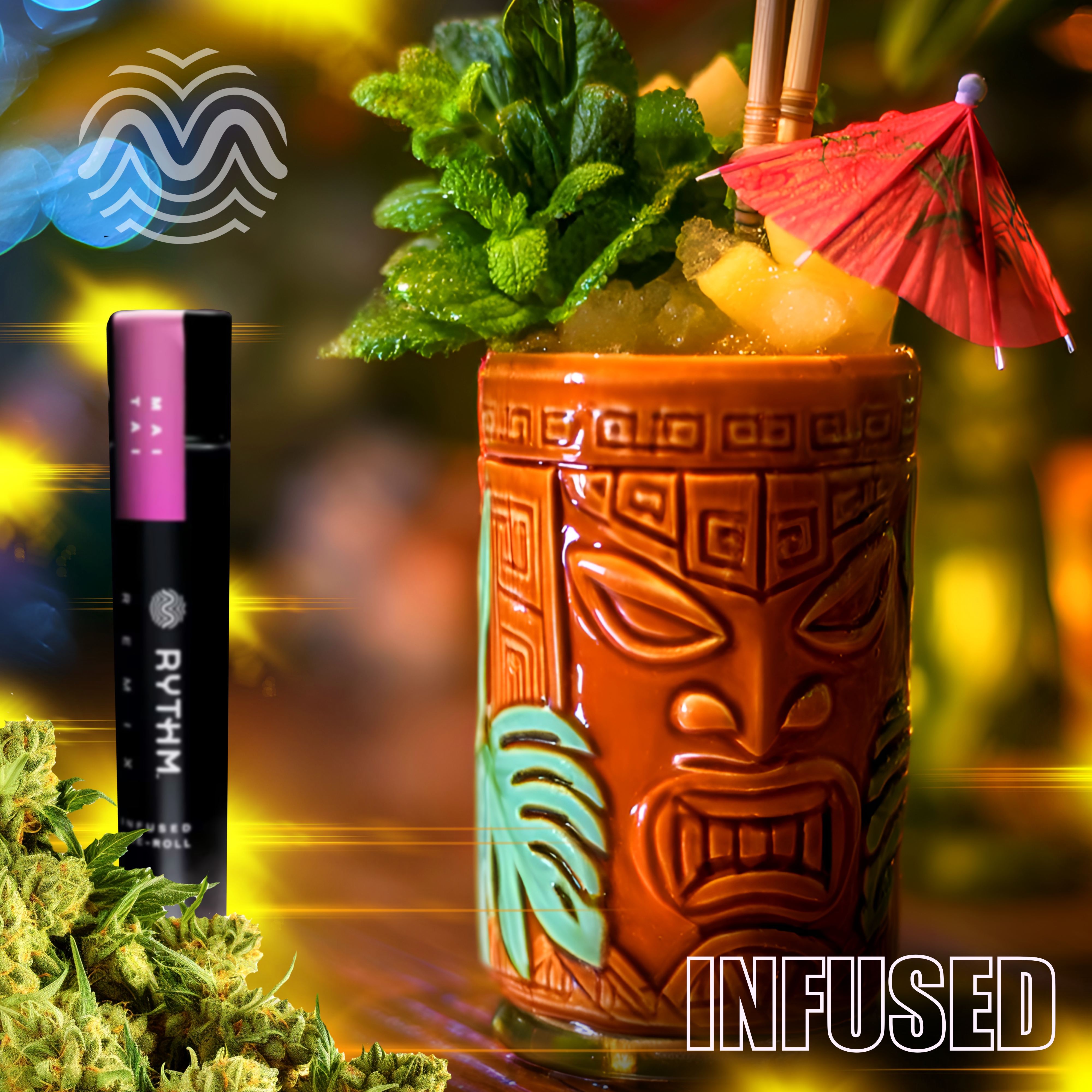 Mai Tai infused preroll