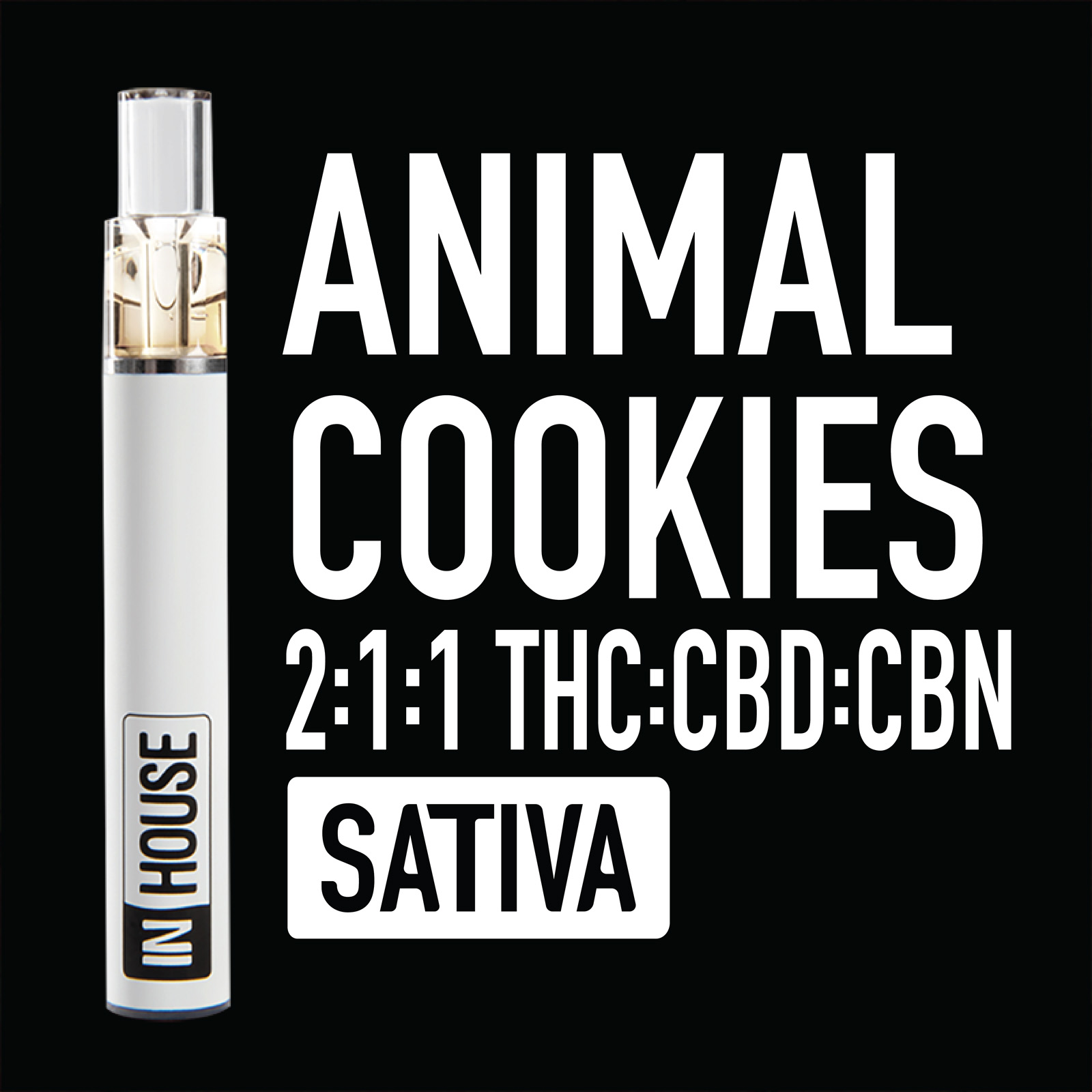 In House: Animal Cookies 2:1:1 Disposable