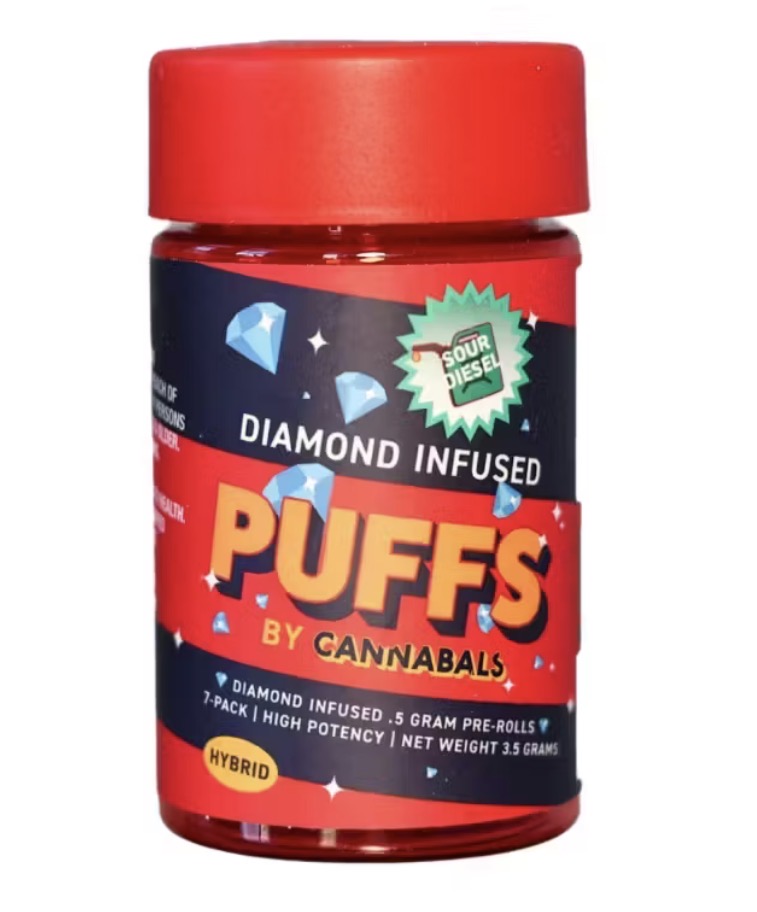 Sour Diesel Diamond Infused Pre-Rolls 7pk