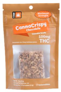 100mg CannaCrispy - Chocolate Indica