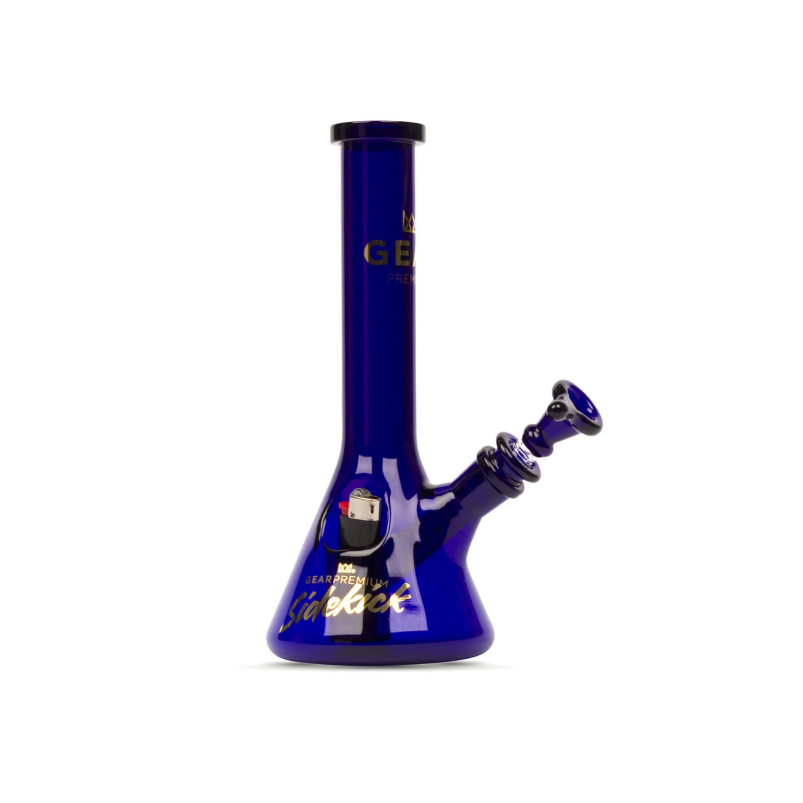 Gear Premium - 9" Mini Beaker w/ Lighter Slot - Blue