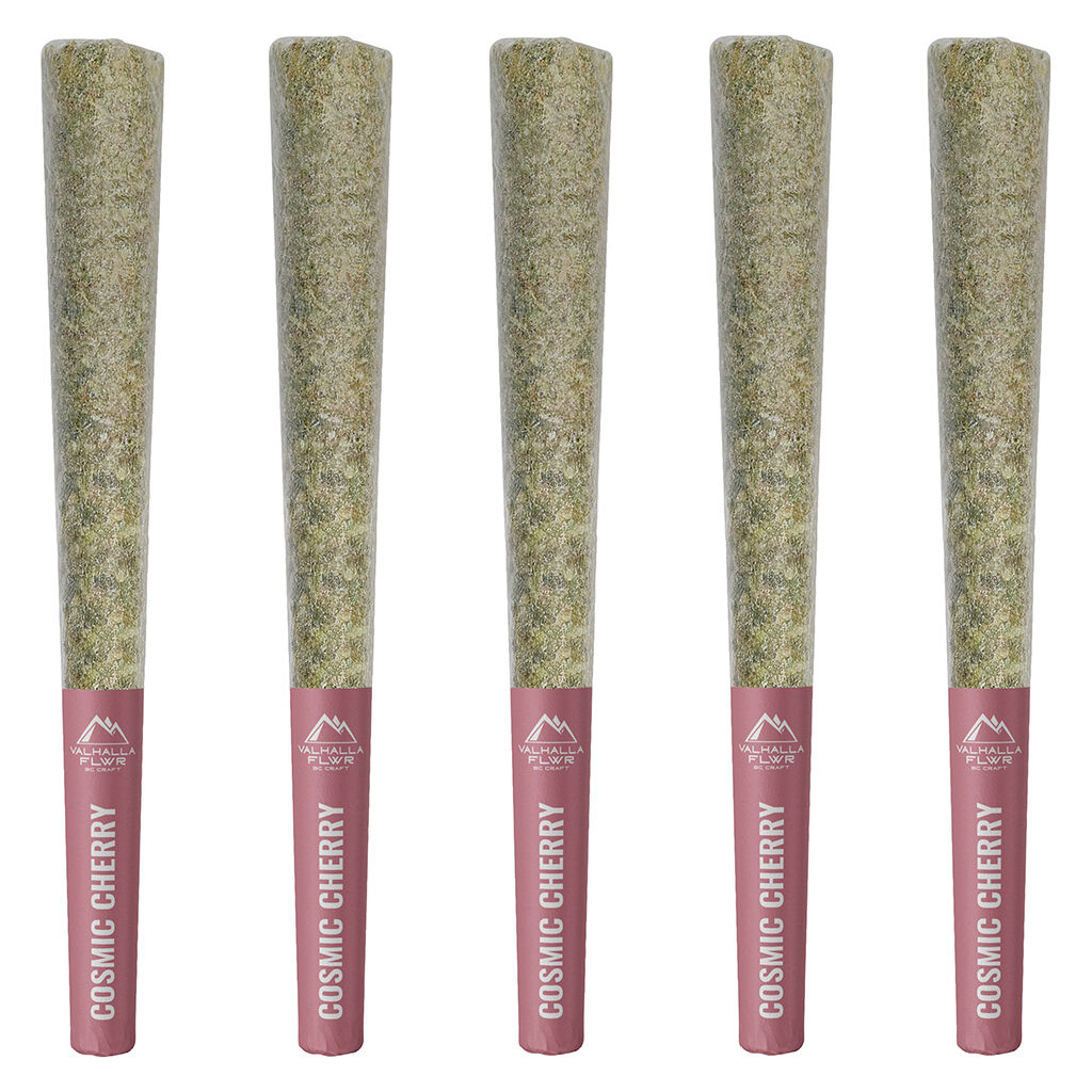 Valhalla Flwr | Cosmic Cherry Pre-Roll | 5x0.5g