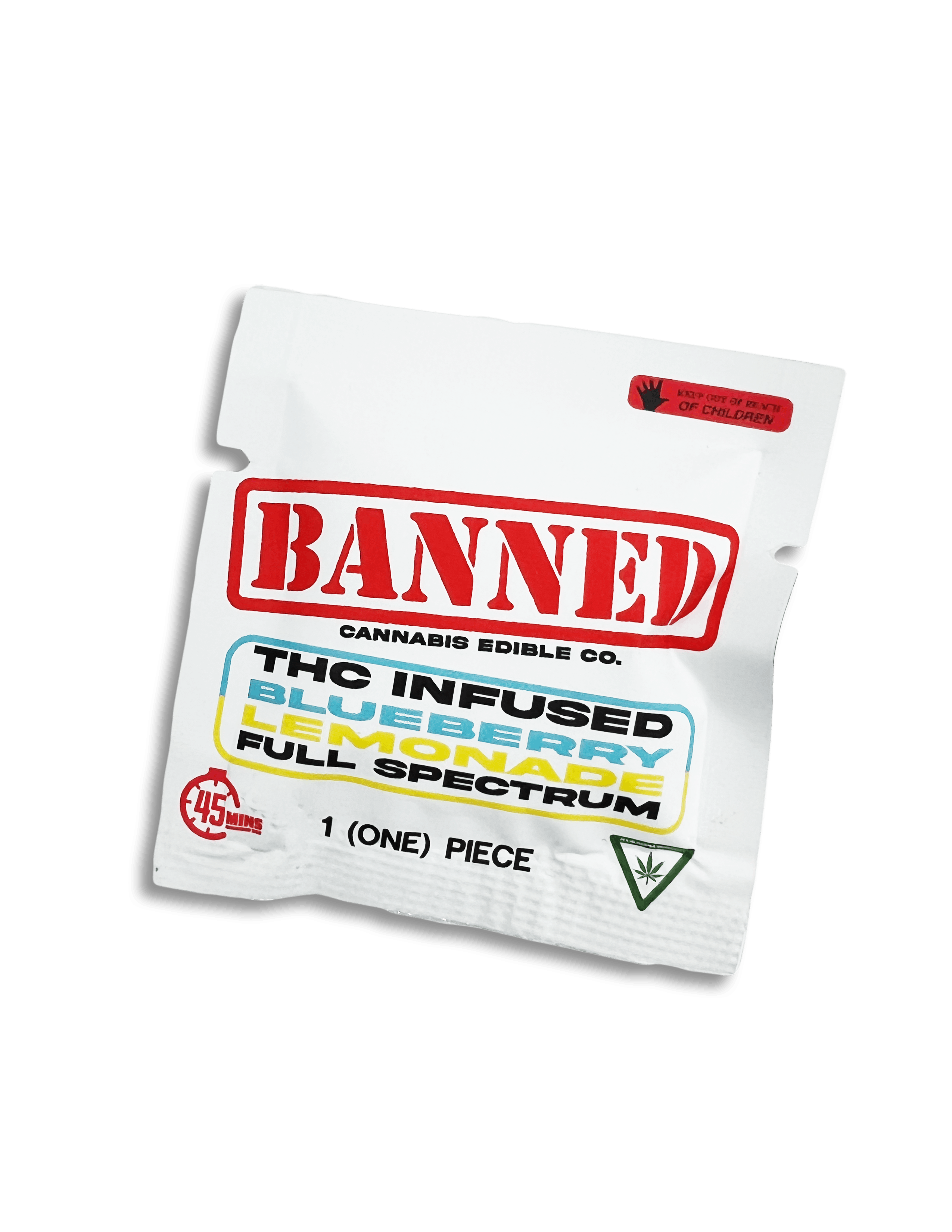 Banned Blueberry Lemonade Single Gummy 200mg