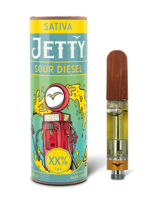 Jetty Sour Diesel Sativa High THC Vape Cart