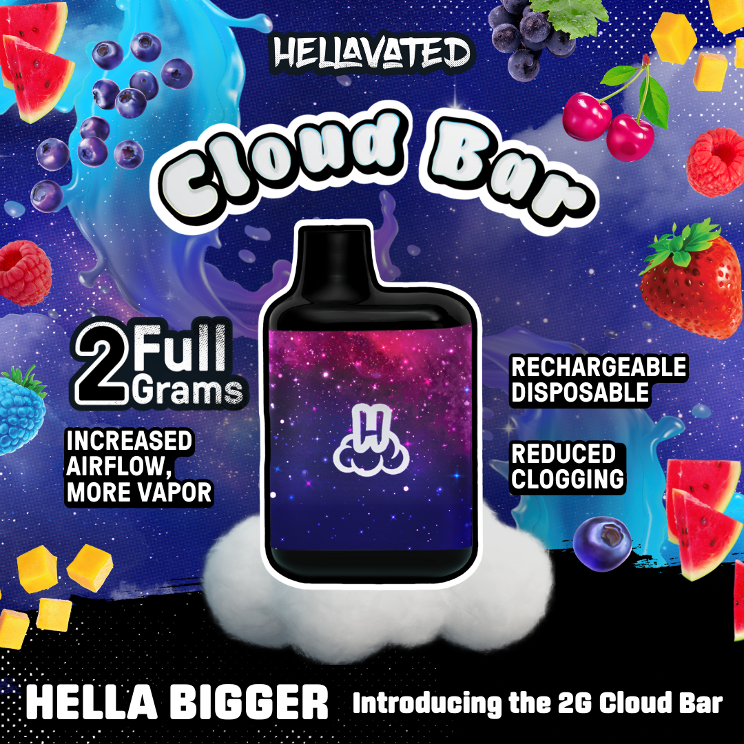 Water'Yer Melon Cloud Bar Rechargeable Disposable 2g
