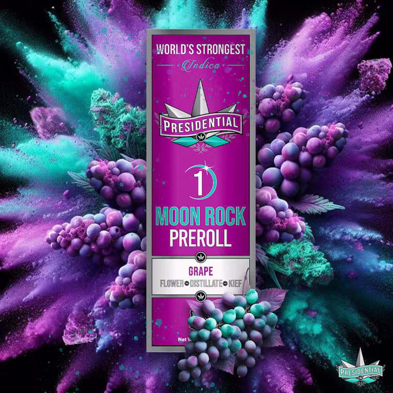 Grape | Moon Rock Infused Pre-Roll | 1g