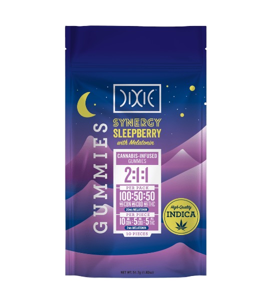 Dixie | 50MG 1:1: ummies | Sleepberry THC:CBD:CBN