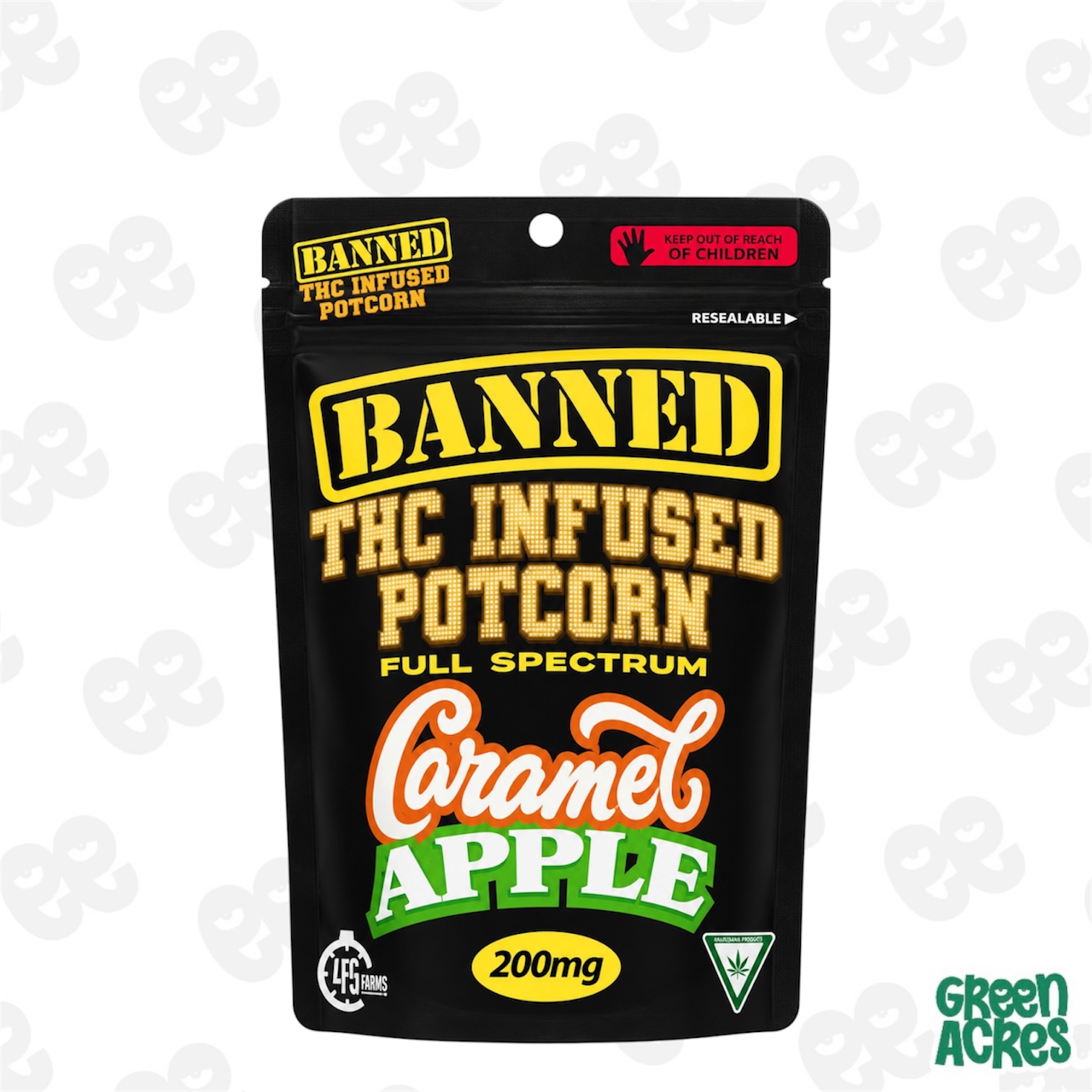 Banned: Caramel Apple 200MG Potcorn