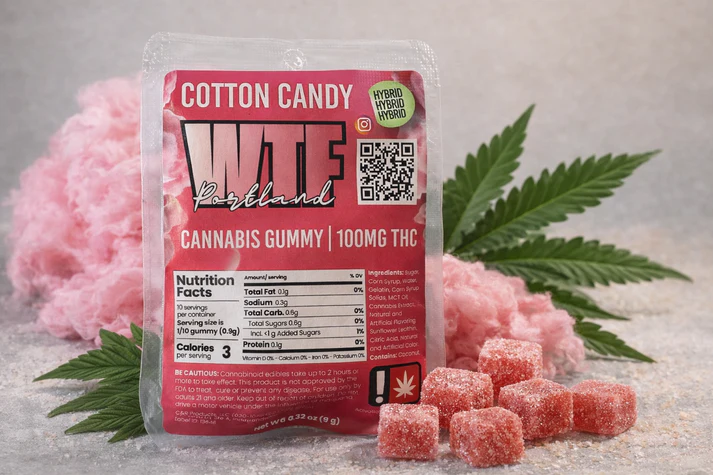 WTF Portland | Cotten Candy | 100MG |