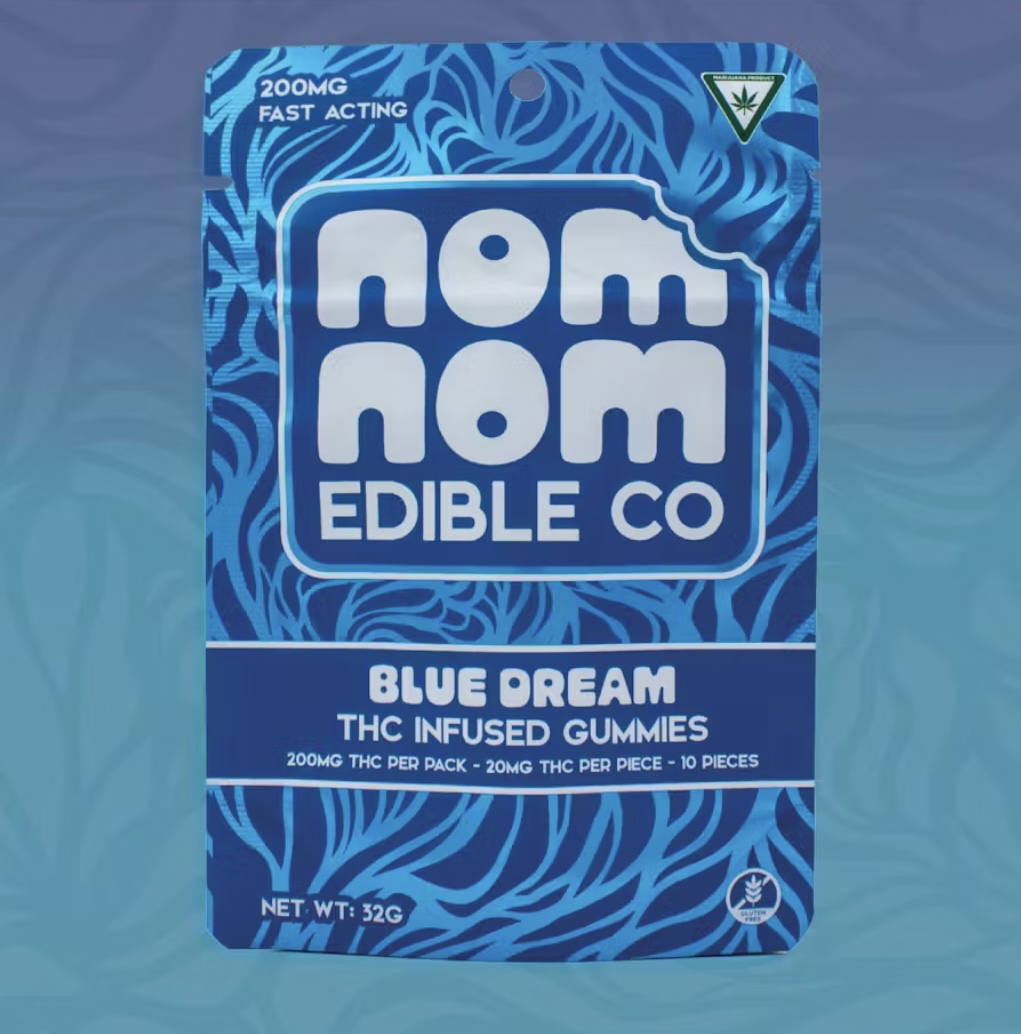 Nom Nom: Blue Dream 200mg Gummie