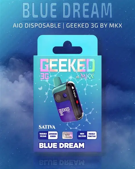 MKX GEEKED - Blue Dream - 3g - Disposable Vape