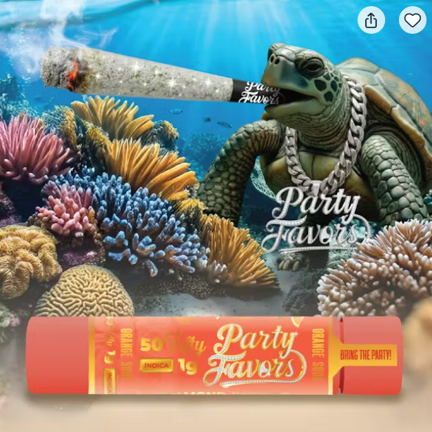 Orange Soda | 50Fifty Diamond Infused Preroll | 1g | Indica