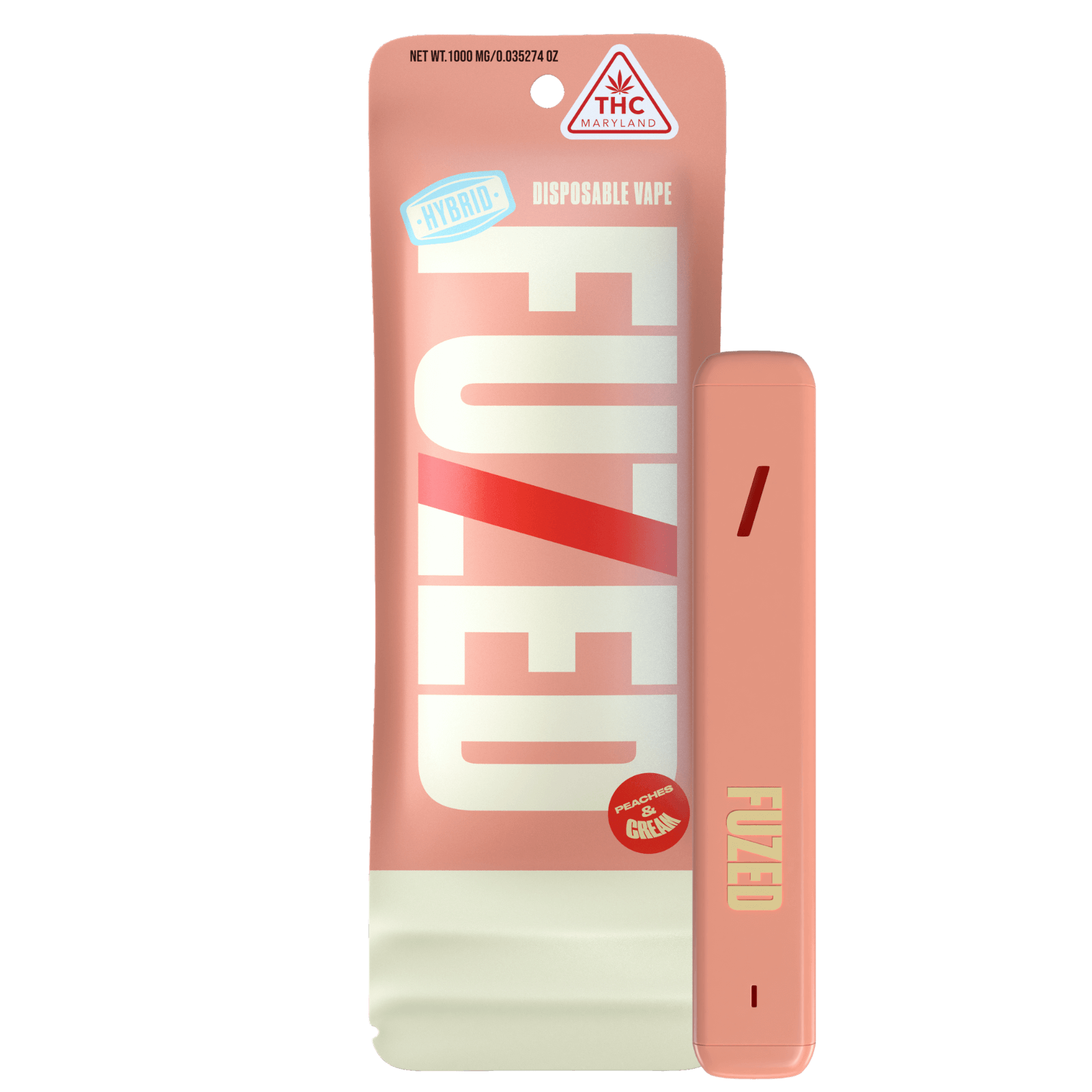 Fuzed | PCH N CRM (Distillate) Disposable | 0.99g | Hybrid