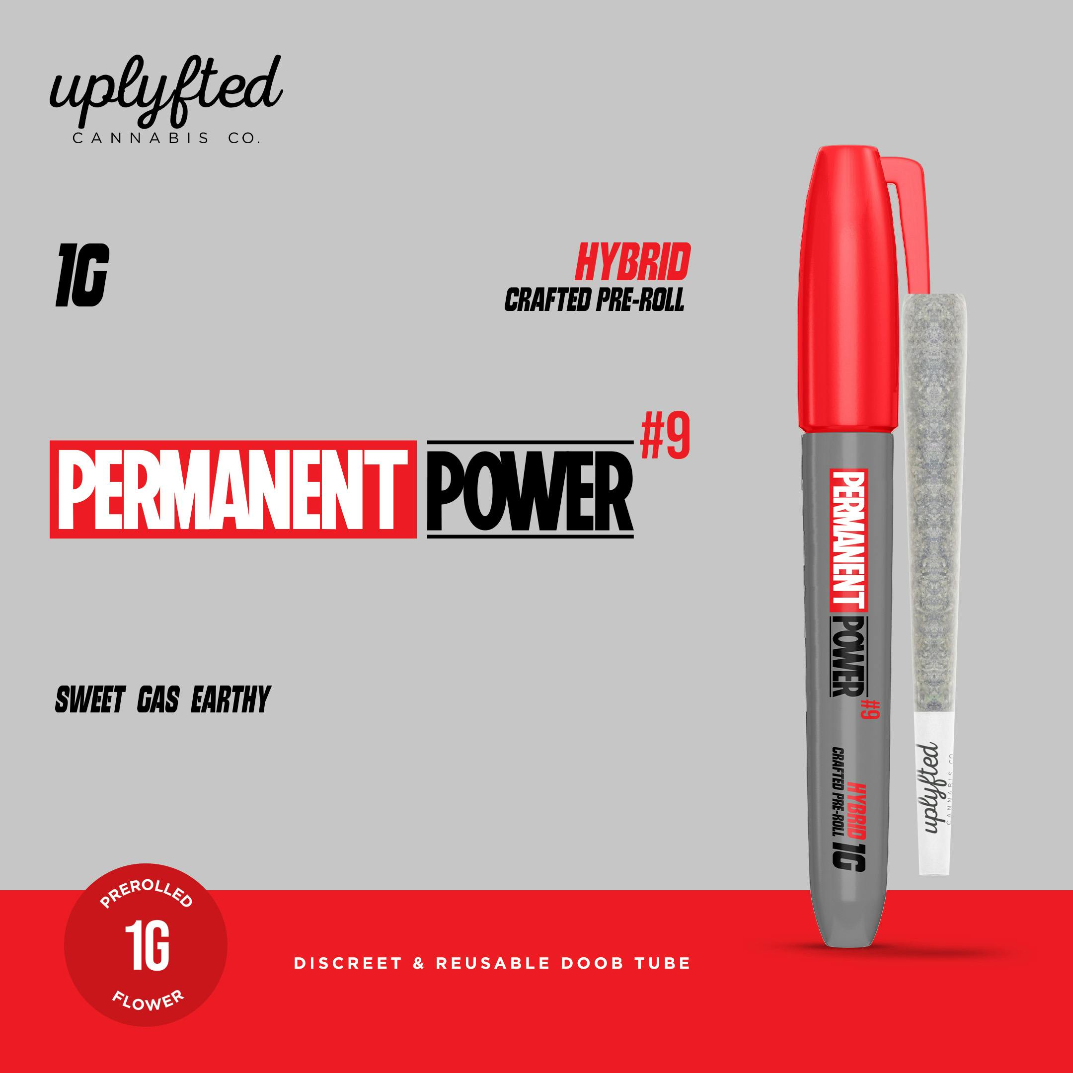 Uplyfted | Permanent Power #9 | 1g Pre-Roll