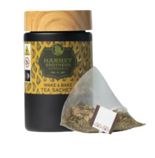 Harney Brothers Wake & Bake 5pk Tea Sachet 50mg