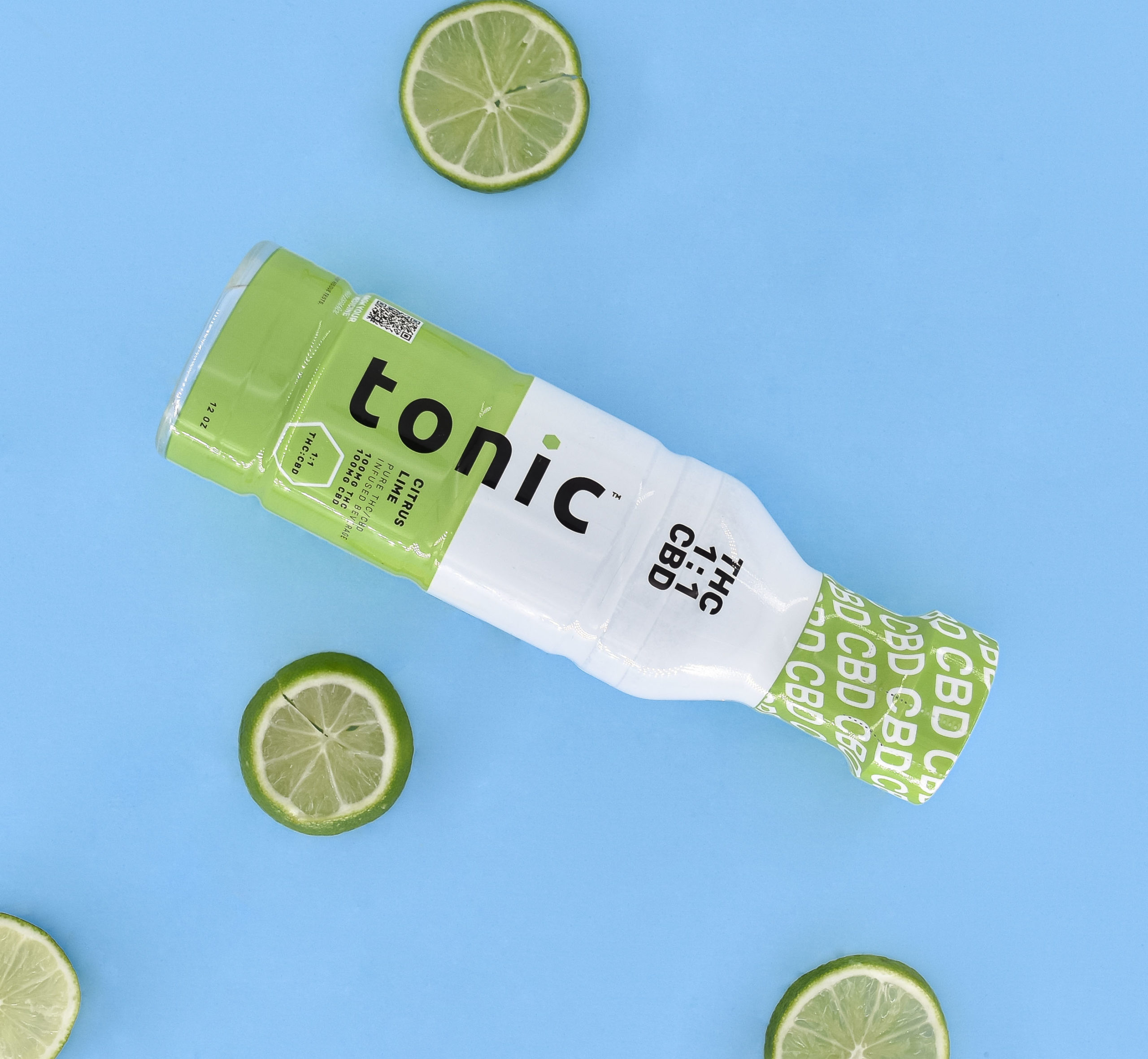 PTS Tonic Citrus Lime (CBD:THC) (1:1) 100mg