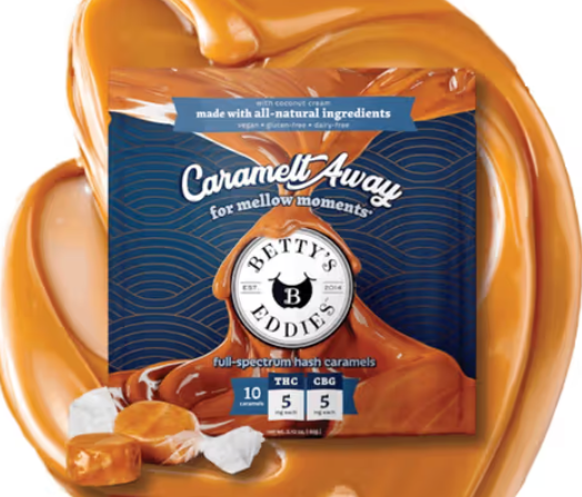 Caramelt Away Betty Full Spectrum Hash Caramels 10-Pack | 50mg