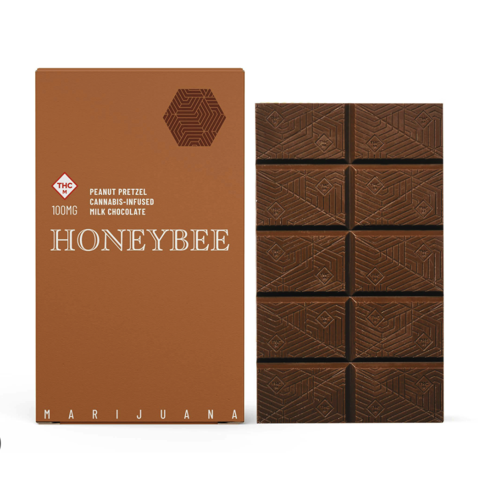 Honey Bee - Peanut Pretzel 100mg Chocolate