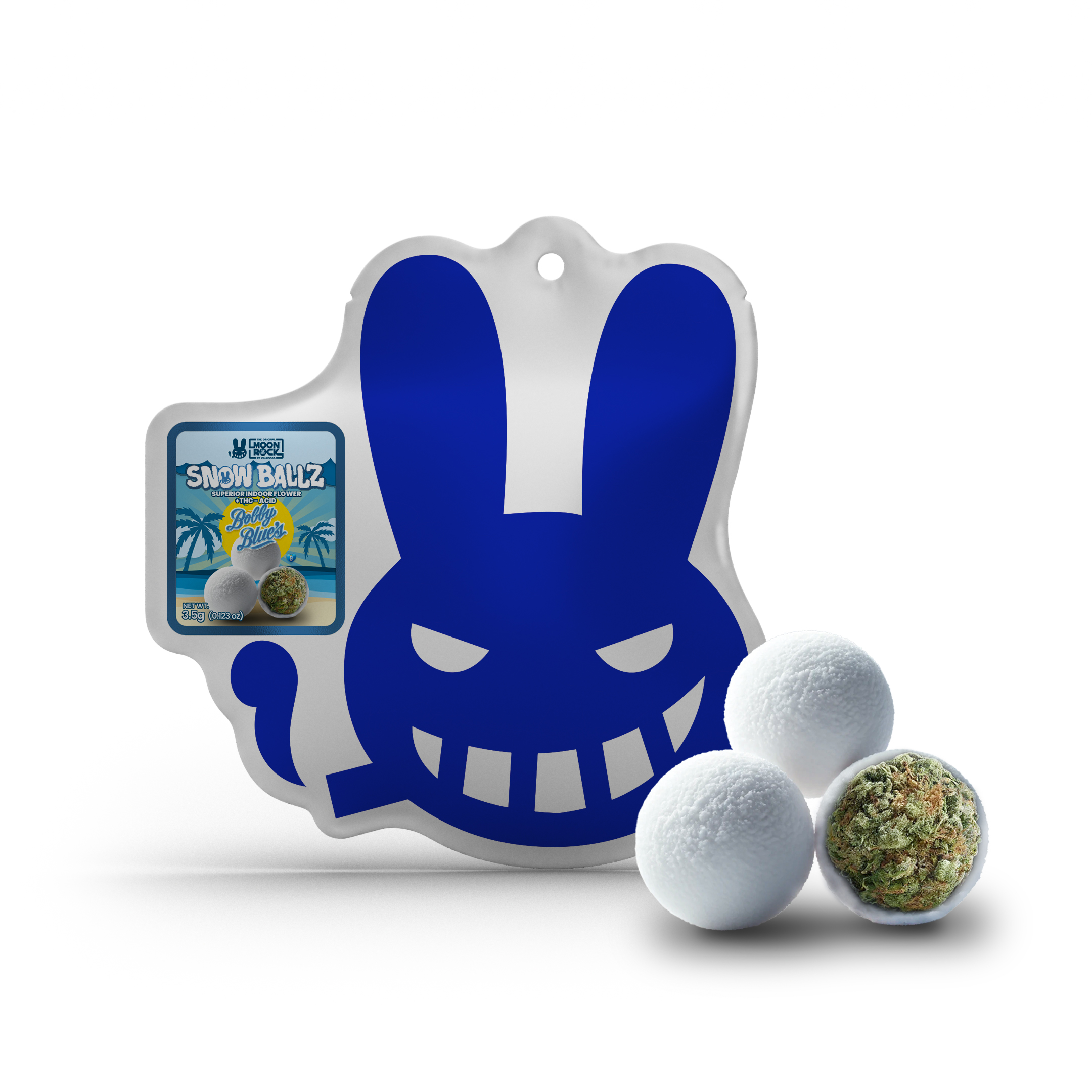 Infused Flower Bobby Blue Snowballz