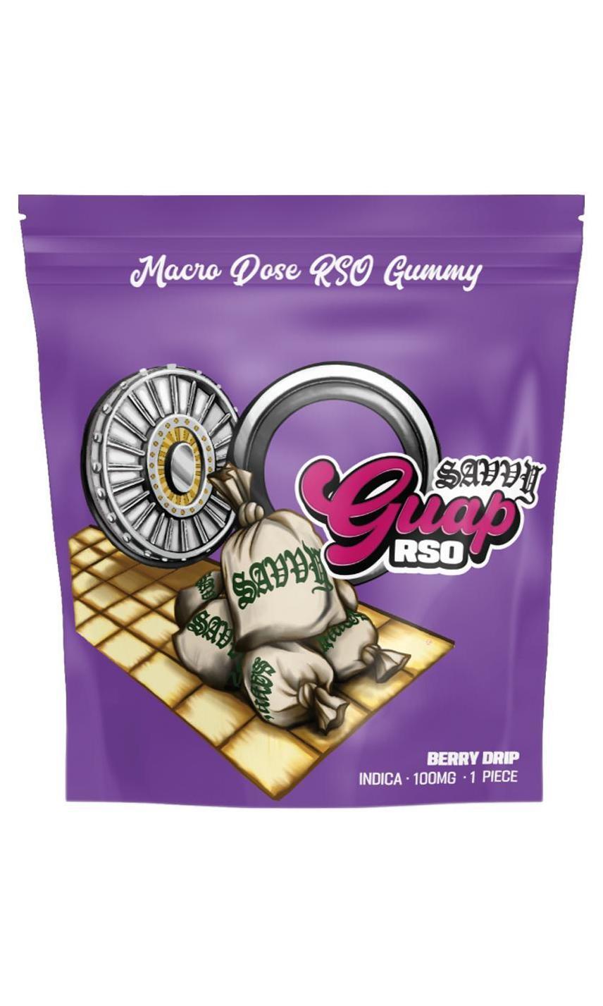 Savvy Guap - RSO Berry Drip - 100mg - Edibles