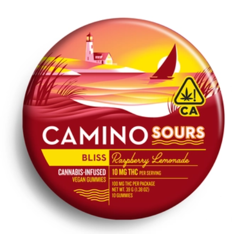 Camino Camino Sours | Bliss | Raspberry Lemonade | 10mg THC : 10mg CBD