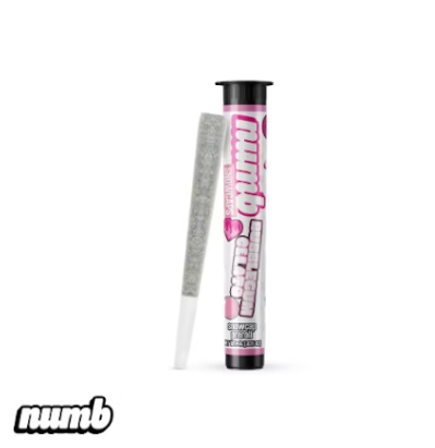 Numb - Snowcap Infused Pre-roll 1g - Bubblegum Gelato