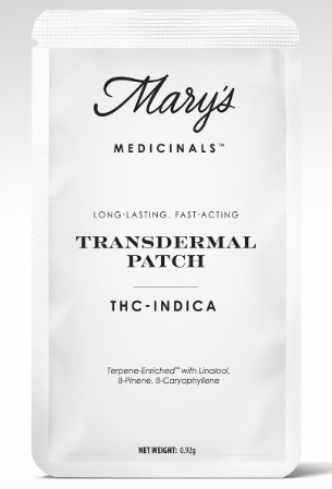 Mary's Indica Relax THC Transdermal Patch 20mg