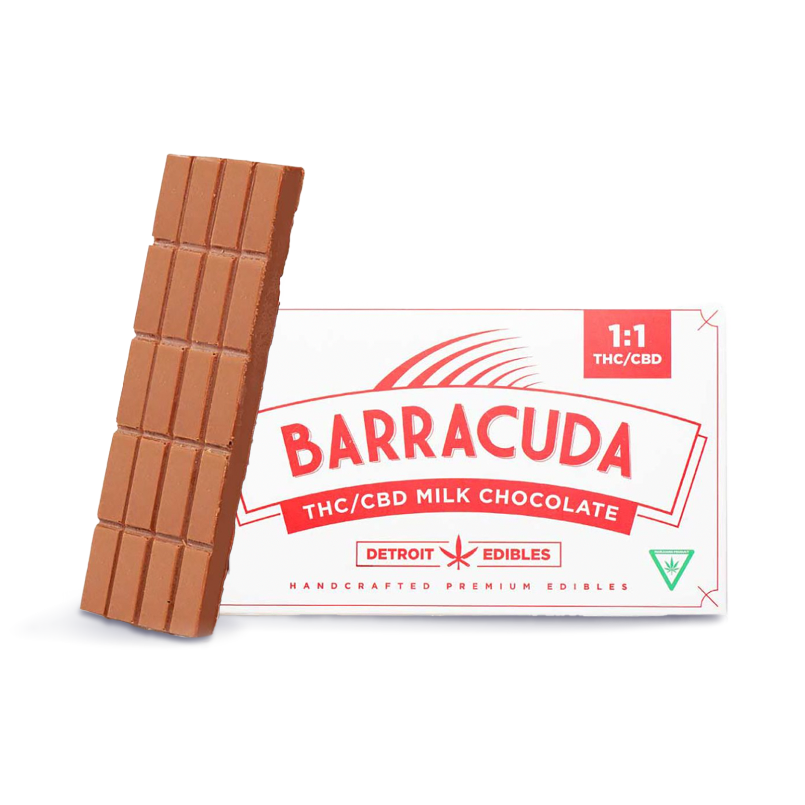 Milk Chocolate 1:1 Barracuda Bar | 200mg