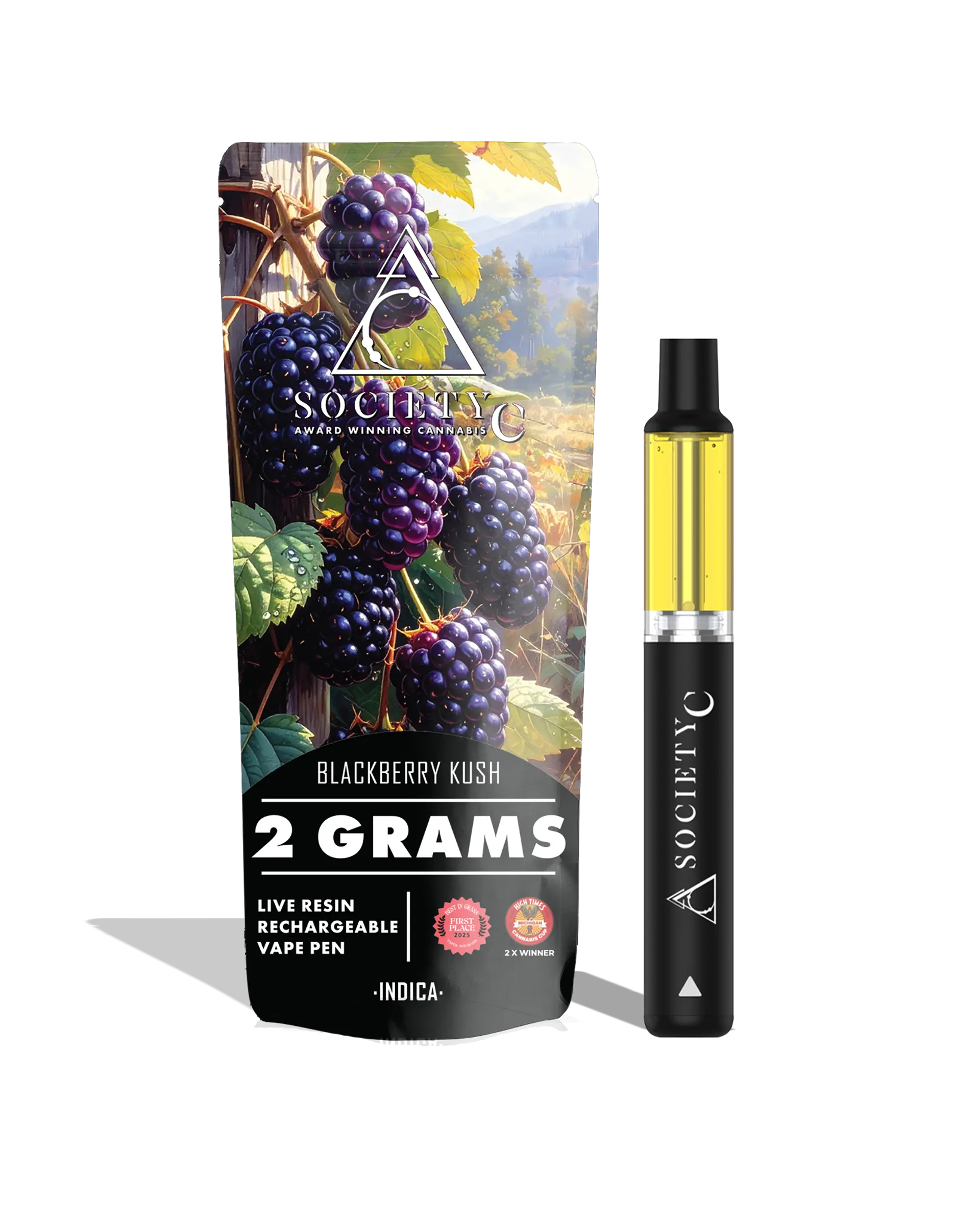 Society C Blackberry Kush Live Resin 2.0g