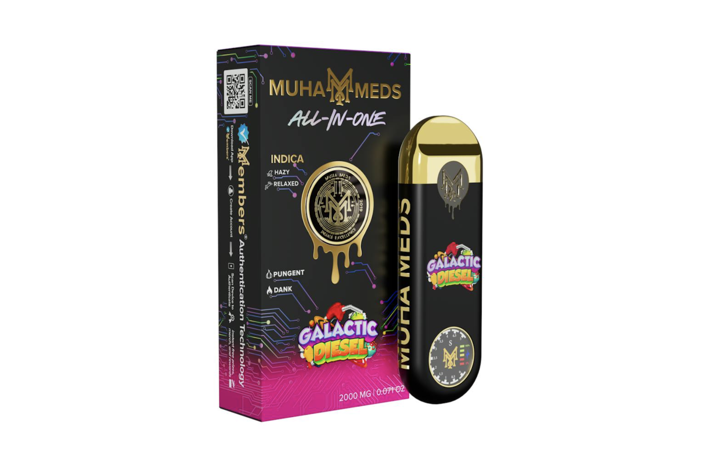 Muha Meds | Galatic Diesel | 2g AIO